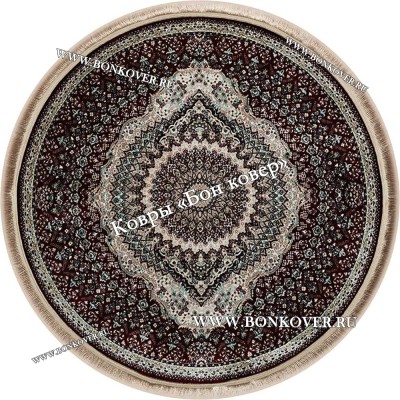 Круглый Ковер с Восточным Узором Медальон Арт 30342