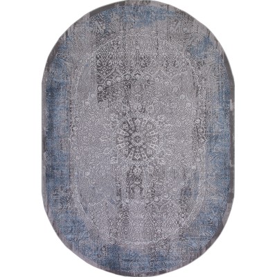 Ковер Armina 03878A BLUE / BLUE Овал